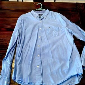 Button down dress shirt in powder blue by Crown and ivy long sleeve